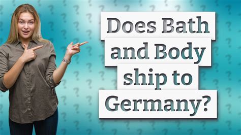 does bath and body works ship to germany